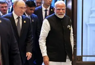 "Ramię w ramię", "drogi przyjaciel". Modi zapewnia Putina o wsparciu