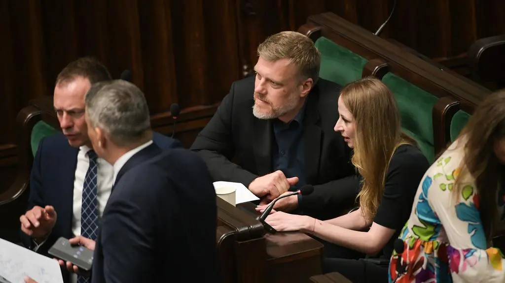 Adrian Zandberg w Sejmie