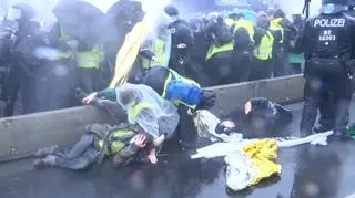 Protesty przeciw AfD w Giessen