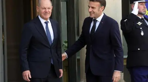 Emmanuel Macron i Olaf Scholz