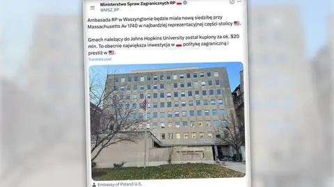 "Największa inwestycja w polską politykę zagraniczną"