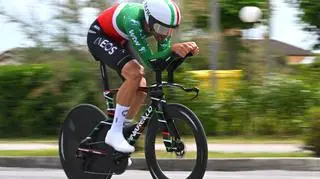 Włoscy kibice w euforii. Ganna najlepszy w czasówce