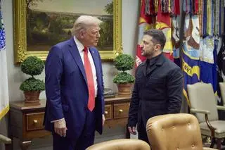 Donald Trump i Wołodymyr Zełenski