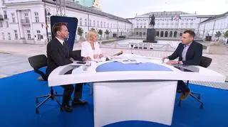 "Taki jest rezultat, trzeba się z nim pogodzić". Wyborczy poranek w TVN24