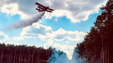 W działania zaangażowano samolot gaśniczy