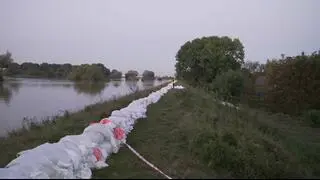 Sytuacja powodziowa w Brzegu Dolnym (20.09.2024)