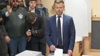 Peter Magyar zagłosował w Budapeszcie