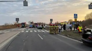 Wypadek w Tarczynie