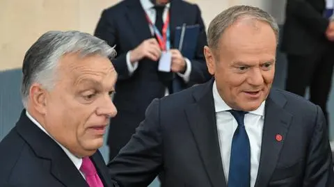 Donald Tusk i Victor Orban 