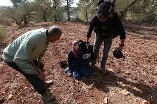 Ranna reporterka agencji Reutera Raneen Sawafta