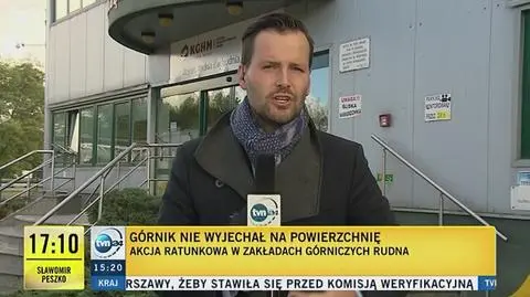Górnik nie wyszedł na powierzchnię
