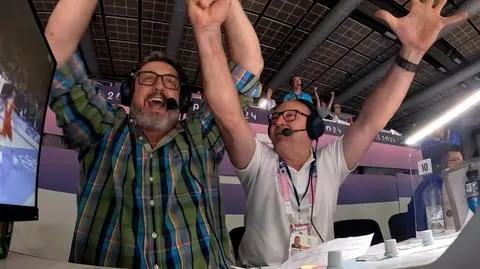 Tego nie było na wizji. Zobacz szaloną radość komentatorów po awansie Polaków