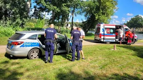 Uciekał przed policją, wskoczył do Odry. Uratowany w ostatniej chwili