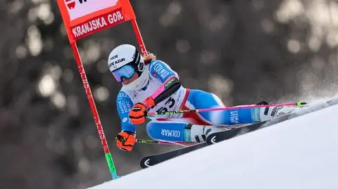 "Wykręciło jej nogę". Poważny upadek w Kranjskiej Gorze. Nagranie