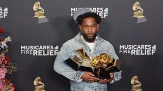 Kendrick Lamar na rozdaniu Grammy 2025