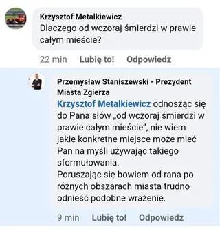 Prezydent Zgierz nic nie czuł jeżdżąc po mieście