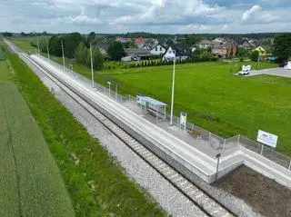 Wyremontowany fragment linii kolejowej Nasielsk-Toruń Wschodni
