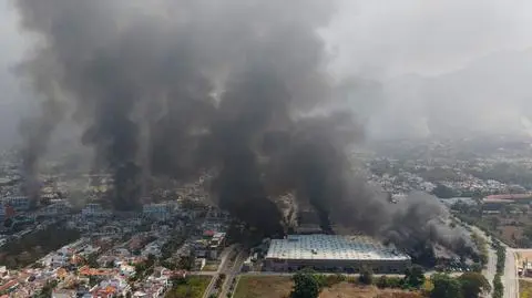 Dym nad Puerto Vallarta