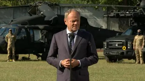 Donald Tusk w siedzibie jednostki GROM