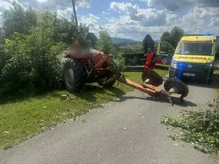 Pijany kierowca ciągnika
