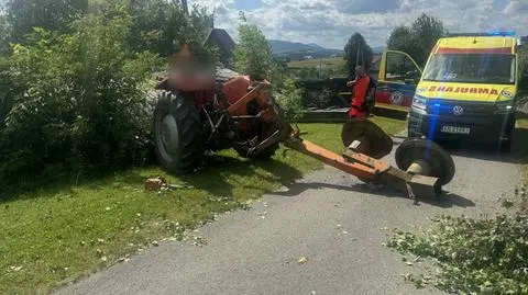 Pijany kierowca ciągnika