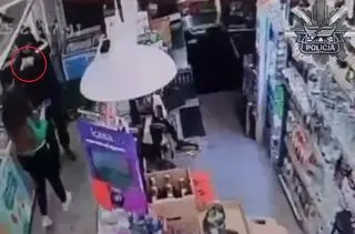 Napad na sklep w Łodzi