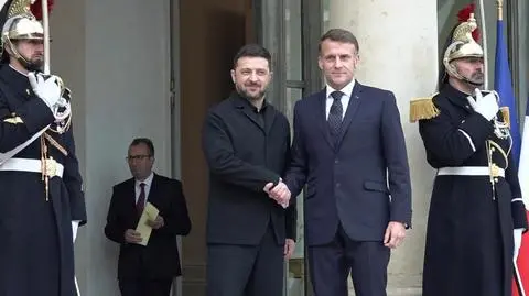 Wołodymyr Zełenski, Emmanuel Macron