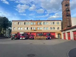 Hołd dla poległego strażaka