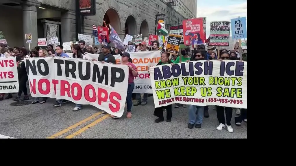 Protesters in Chicago