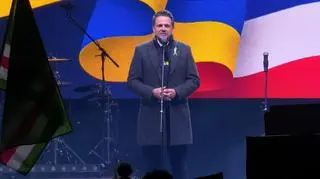 Solidarność z Ukrainą. Manifestacja w Warszawie