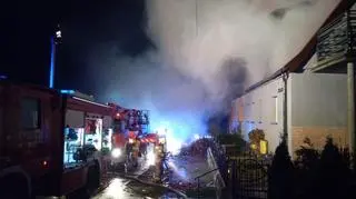 Pożar poddasza