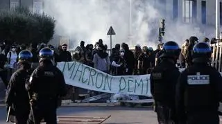 Francja. Protest "Blokujmy wszystko" w Montpellier