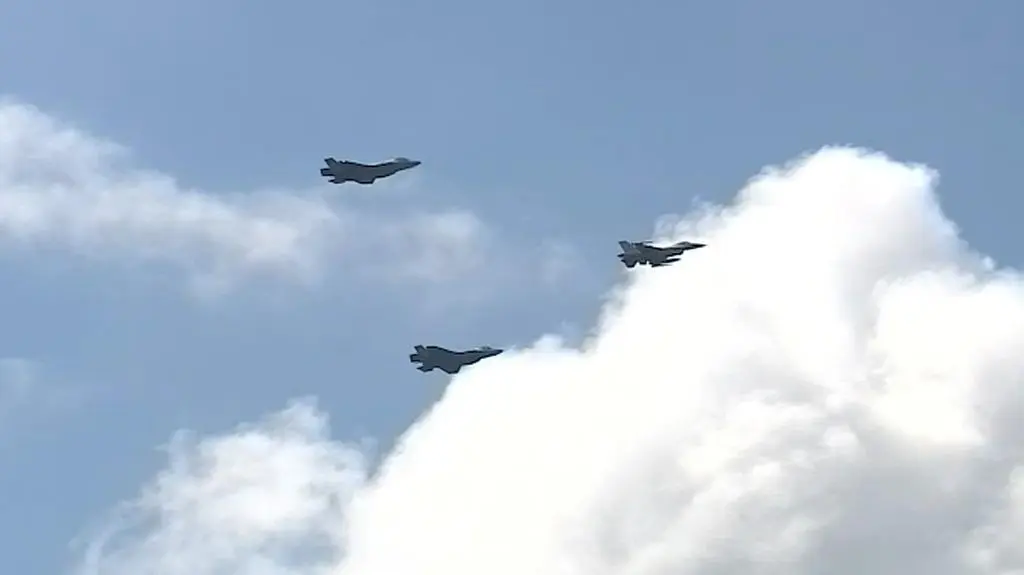 Myśliwce F-35 nad Krakowem