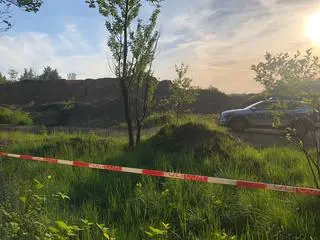 Miejsce zabezpiecza policja