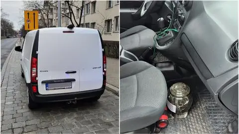 Pracownicy zakładu pogrzebowego jechali z urną na pogrzeb