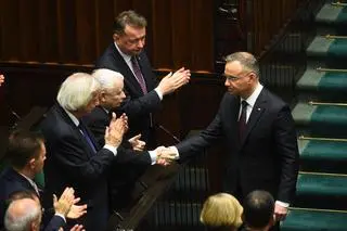 Jarosław Kaczyński i Andrzej Duda 