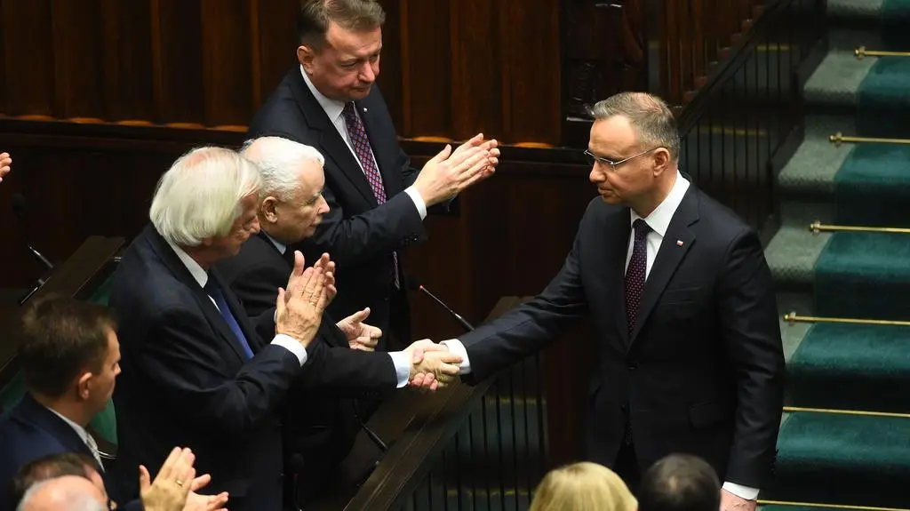 Jarosław Kaczyński i Andrzej Duda 