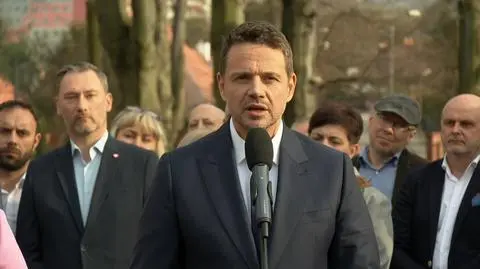 Konferencja prasowa Rafała Trzaskowskiego w Katowicach. Oglądaj na żywo