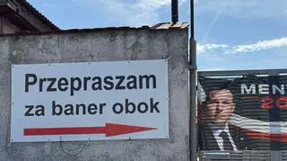 "Przepraszam za baner". Wyborcza wojna na plakaty i... fejki