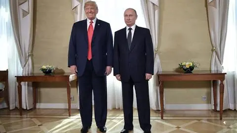 Donald Trump i Władimir Putin w Helsinkach, czerwiec 2018 roku