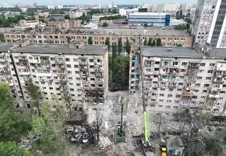 Tragiczna noc w Kijowie. "Jeden z najbardziej przerażających ataków"