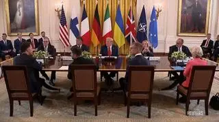 "Chcemy zakończyć zabijanie". Rozpoczęło się spotkanie Donalda Trumpa z europejskimi liderami