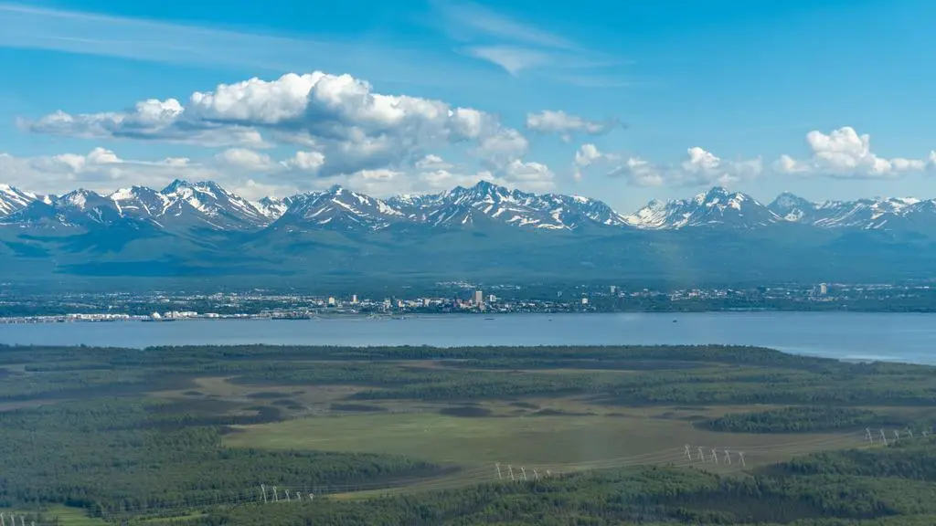 Miejscowość Anchorage na Alasce