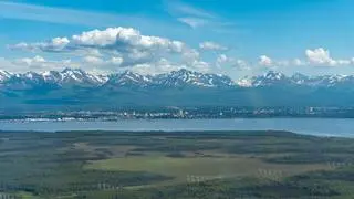Miejscowość Anchorage na Alasce