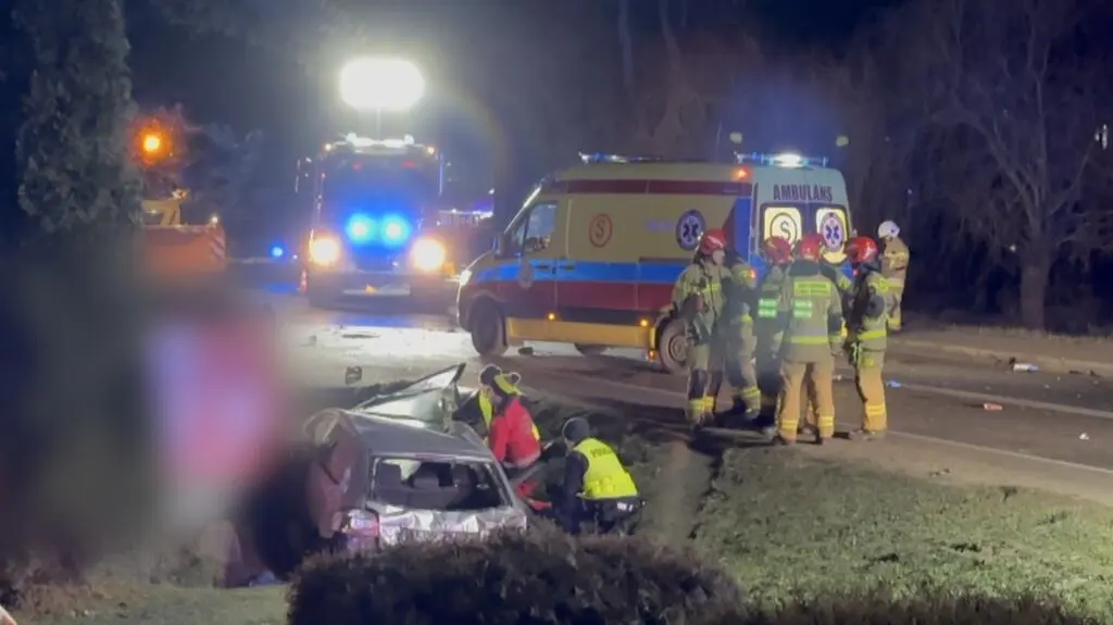Wypadek w miejscowości Gnojnik 