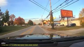 Kamera samochodowa uchwyciła moment uderzenia samolotu firmy UPS w ziemię