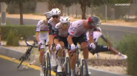 "Strasznie to wyglądało". Chwilę wcześniej sięgał po bidon