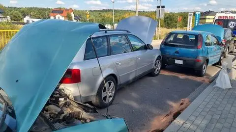 Zderzyło się pięć pojazdów