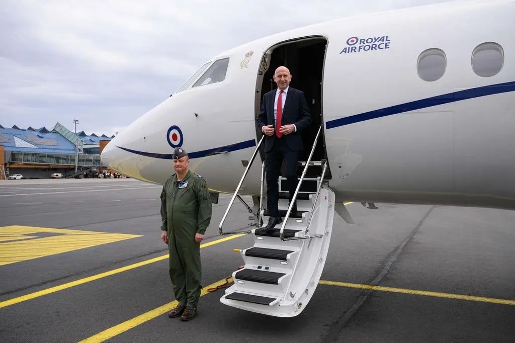 John Healey w Estonii