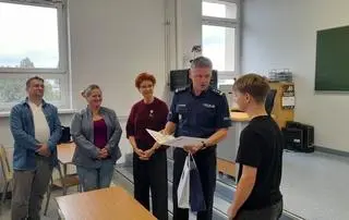 15-letni Konrad odebrał podziękowania